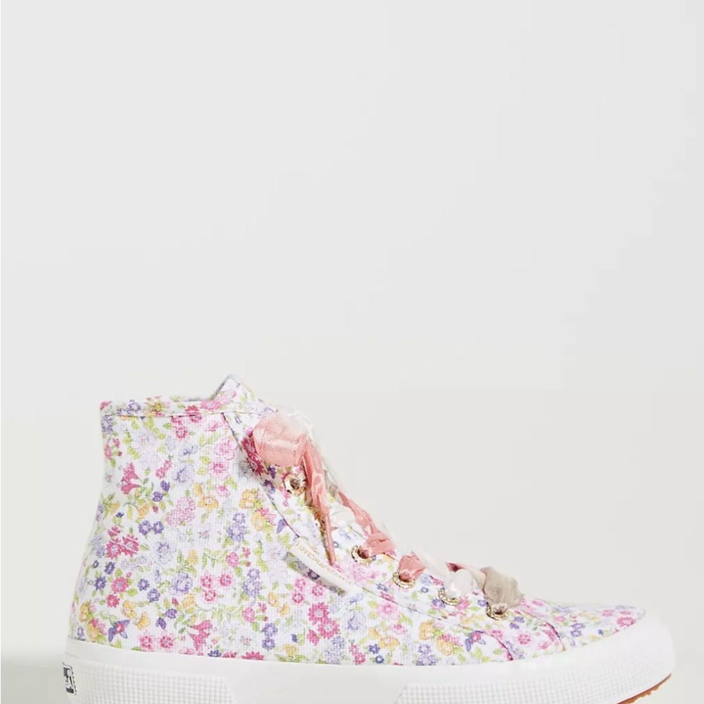 Love Shack Fancy X Superga High-Top Sneakers